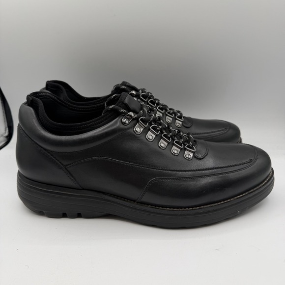 Gravity Defyer G-DEFY Tolken Shoes Mens Sz 13 M Black Leather Slip Resistant